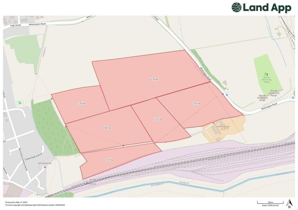 Main image of property: Agricultural Land, Whittington Road, Barrow Hill, Chesterfield, Derbyshire, S43 2PW