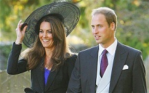 William and Kate. Pic:PA