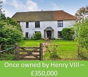 Once owned by Henry VIII – £350,000