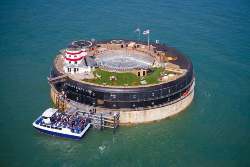 Inside two isolated sea forts that are now luxury hotels