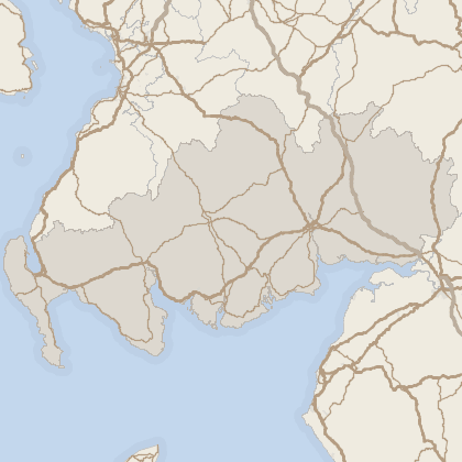 Map of house prices in Dumfries and Galloway