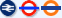 Tube and train logos