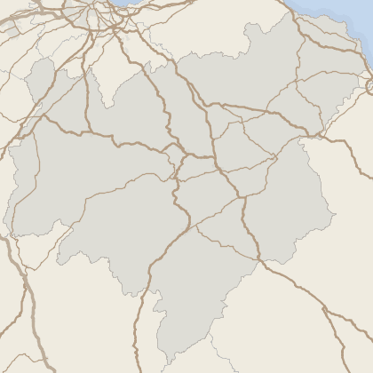 Map of house prices in Scottish Borders