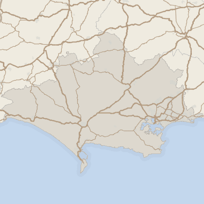 Map of house prices in Dorset