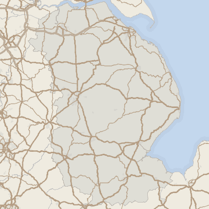 Map of house prices in Lincolnshire