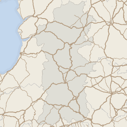 Map of house prices in Powys