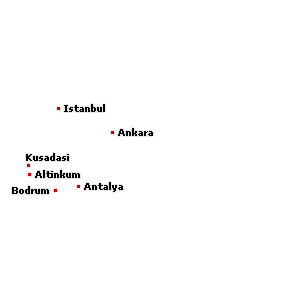 Map of property in Turkey