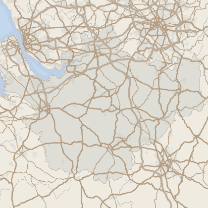 Map of house prices in Cheshire