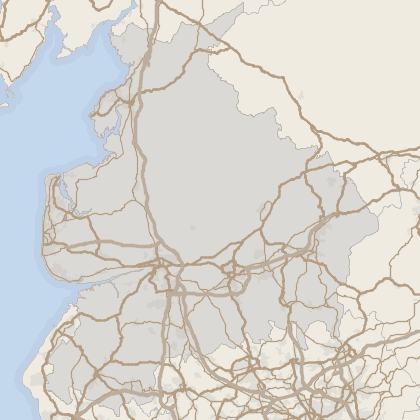 Map of house prices in Lancashire