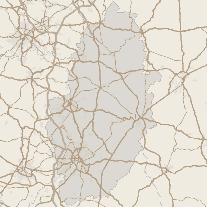 Map of house prices in Nottinghamshire