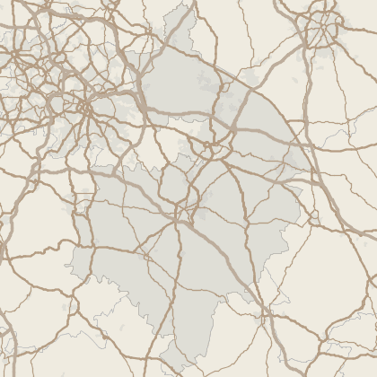 Map of property in Warwickshire