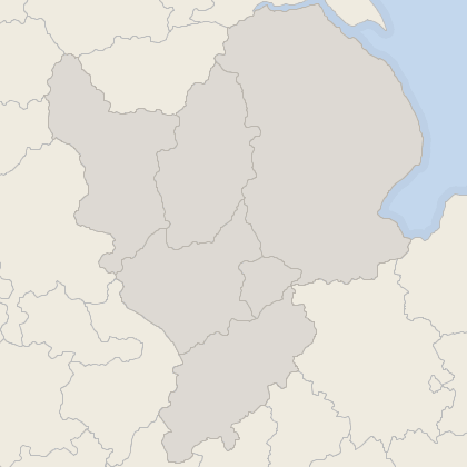 Map of house prices in East Midlands