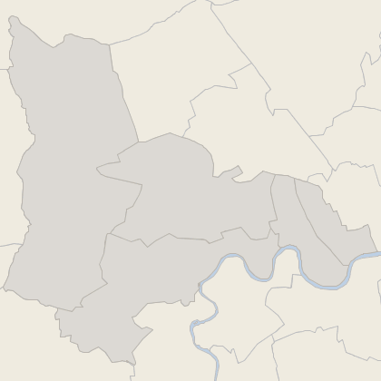 Map of house prices in West London