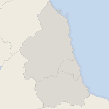 Map of house prices in North East