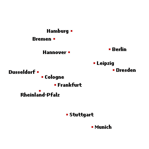 Map of property in Germany