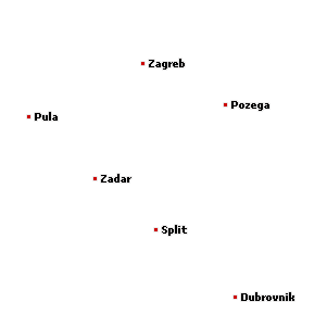 Map of property in Croatia