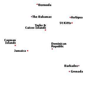 Map of property in Caribbean